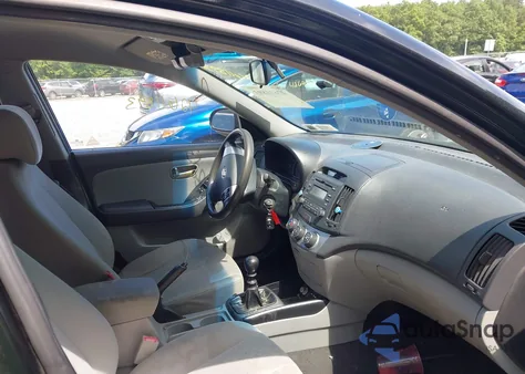 2010 Hyundai Elantra Blue from USA, damaged, VIN KMHDU4AD0AU827808